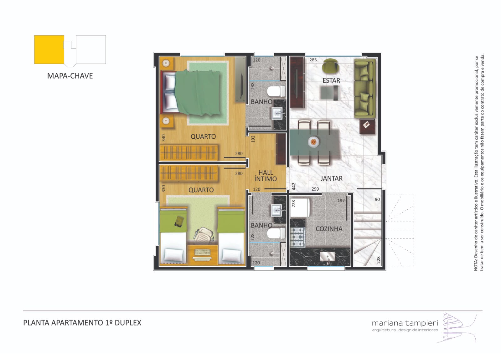 Apartamento no Buritis, planta